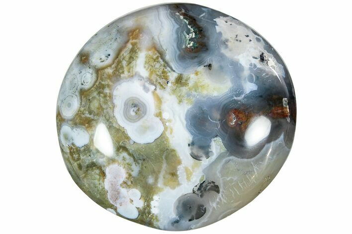 Polished Ocean Jasper Stone - New Deposit #223022